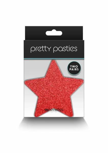 Pretty Pasties блестящи пестита звезди, 2 чифта