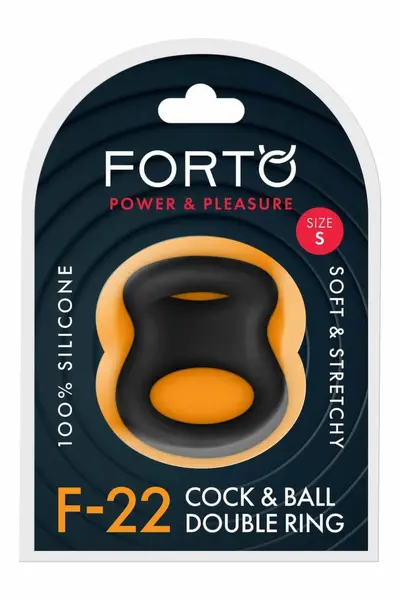 FORTO F-22 D Ring Small Black Premium Silicone Support Ring