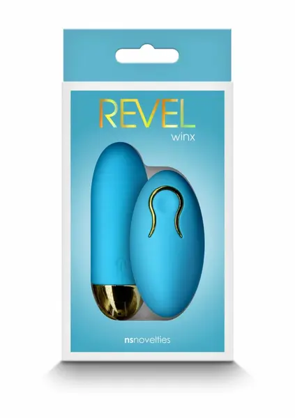 Revel Winx акумулаторен мини вибратор от платинен силикон с дистанционно