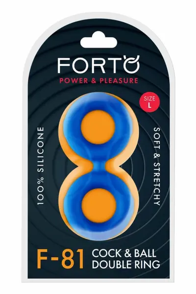 FORTO F-81 Double Ring 51mm Blue Premium Silicone System