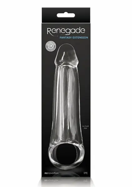 Renegade Fantasy Extension прозрачен анатомичен удължител за пенис, M