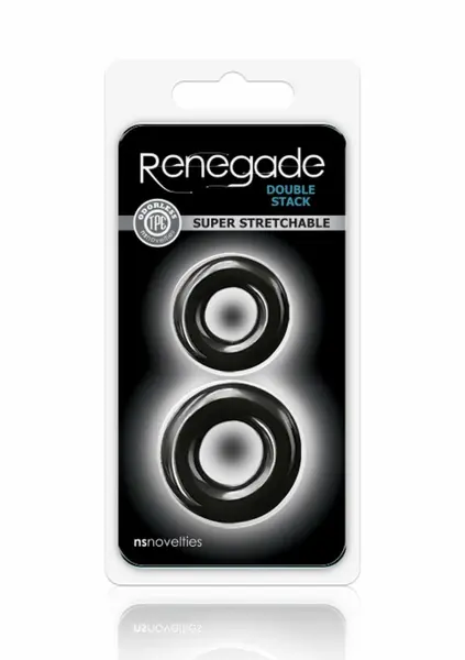 Renegade Double Stack Performance TPE Rings Set, Assorted Sizes