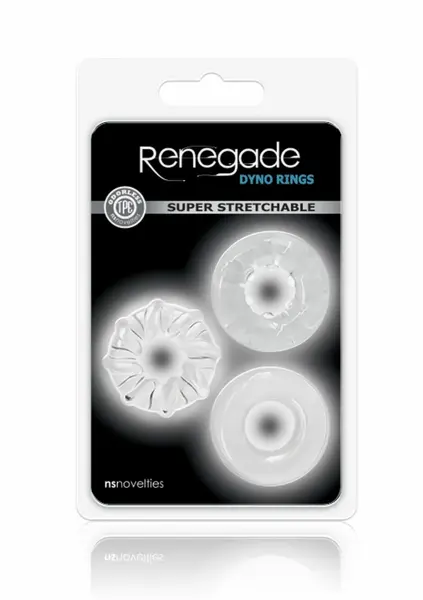 Renegade Dyno Rings Set - Flexible TPE, Assorted Sizes & Colors