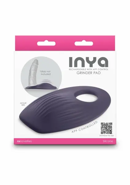 INYA Grinder Intimate Hands-Free Vibrating Silicone Pad, Rechargeable