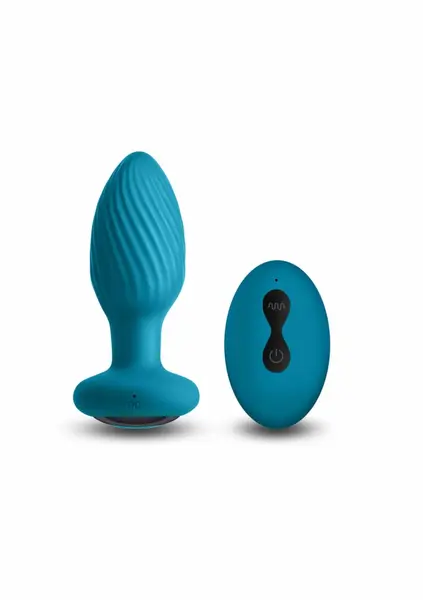 INYA Alpine Remote-Controlled Rotating Anal Plug, Rechargeable, Black