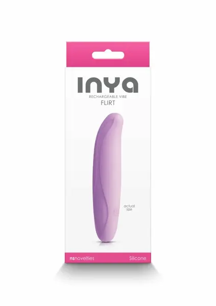 INYA Flirt Flexible Rechargeable Silicone Vibrator Pink