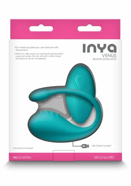 INYA Venus силиконов вибратор с дистанционно, розов – модел 2