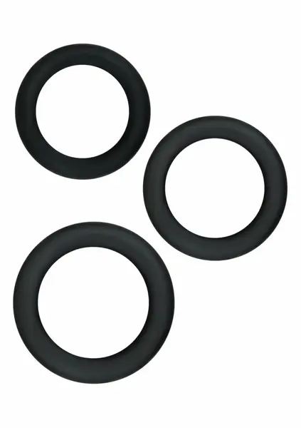 Diversity комплект силиконови пръстени за пенис, 30/35/40 мм