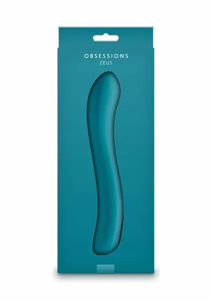 Obsessions Zeus Flexible Silicone Vibrating Device Rechargeable Blue