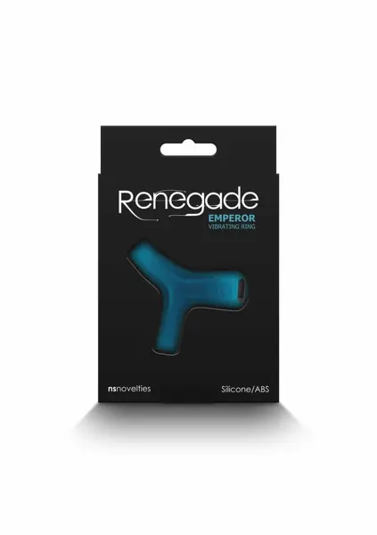 Renegade Emperor Rechargeable Vibrating Silicone Ring Black