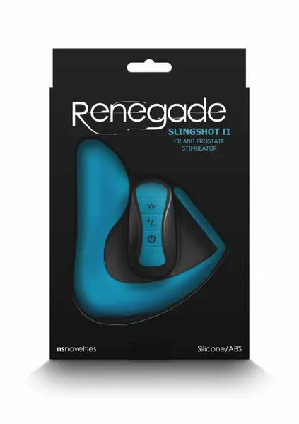 Renegade Slingshot II Silicone Remote Control Intimate Device Black