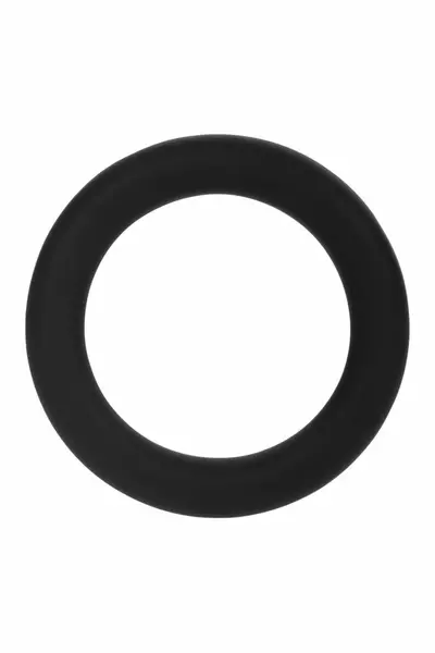 FORTO F-61 3 Piece Silicone Ring Set Black - Flexible Premium Material