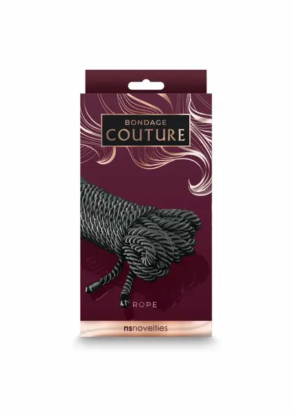 NS Novelties Bondage Couture Rope Blue 10m - Elegant Synthetic Restraint