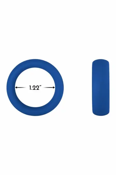 FORTO F-64 Wide Silicone Support Ring Small Blue 40mm