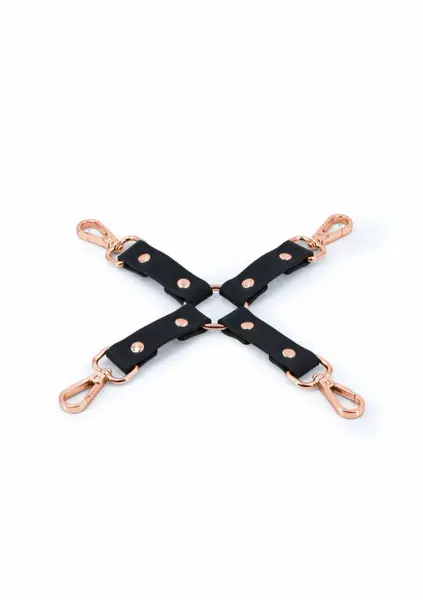 NS Novelties Bondage Couture Hog Tie - Elegant Synthetic Design, Blue