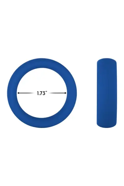 FORTO F-64 Wide Silicone Ring Medium 45mm Blue