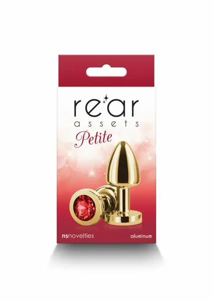 NS Novelties Rear Assets Petite Chrome-Plated Intimate Plug Silver