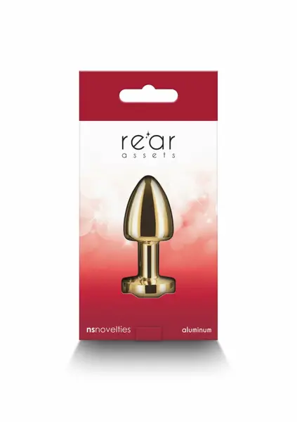 NS Novelties Rear Assets Petite Chrome-Plated Intimate Plug Silver