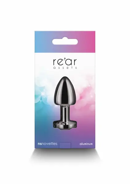 NS Novelties Rear Assets Petite Chrome-Plated Intimate Plug Silver