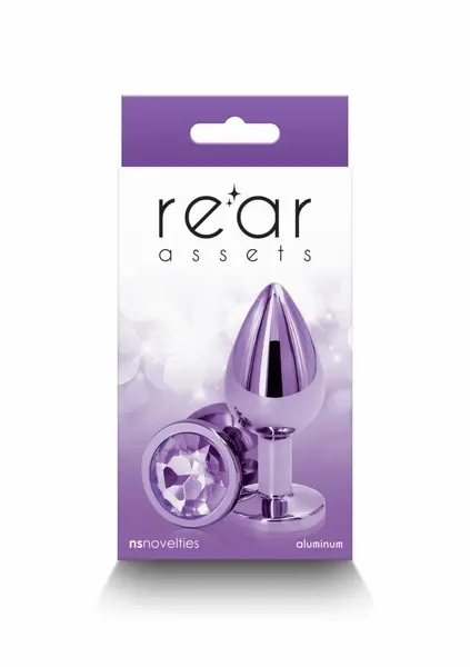 NS Novelties Rear Assets Medium Chrome-Plated Aluminium Plug