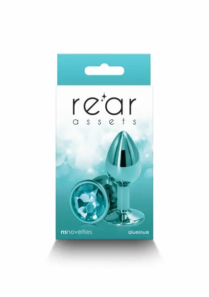 NS Novelties Rear Assets Small Chrome-Plated Aluminum Plug