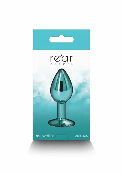 NS Novelties Rear Assets Small Chrome-Plated Aluminum Plug