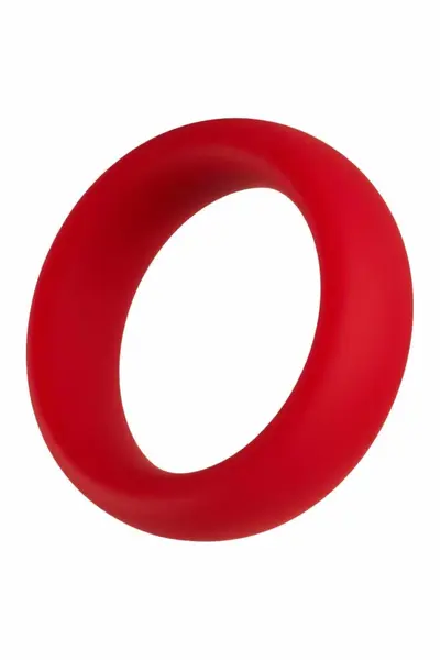 FORTO F-64 Wide Silicone Ring 40mm Small Red Premium Stretchable