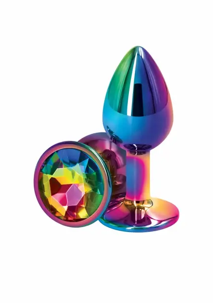 Rear Assets Multicolor S Chrome-Plated Aluminum Plug Small