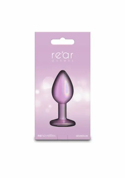 nsnovelties Iridescent Pink Small Aluminum Intimate Plug