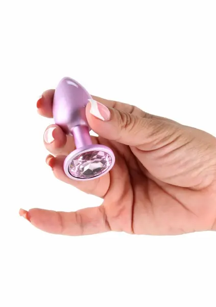 nsnovelties Iridescent Pink Small Aluminum Intimate Plug