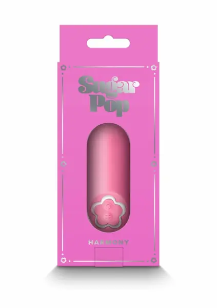 Sugar Pop Harmony Mini Vibrator Platinum Silicone Rechargeable Pink