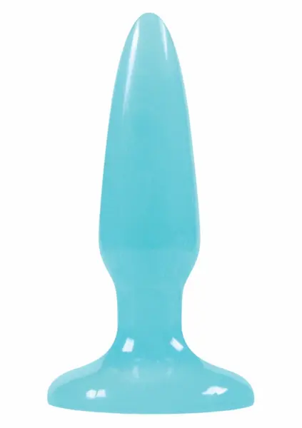 Pleasure Plug Mini - TPE, Compact, Glow-in-the-Dark, Pink