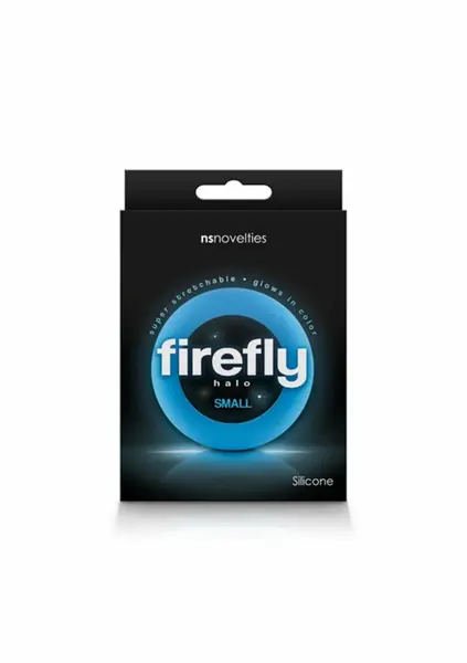 Firefly Halo светещ силиконов пръстен за пенис, малък, 50 мм – модел 2