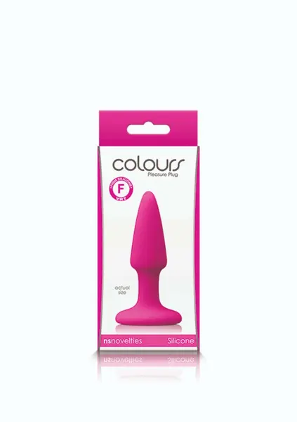 Colours Pleasures Mini Plug Platinum Silicone Black Small