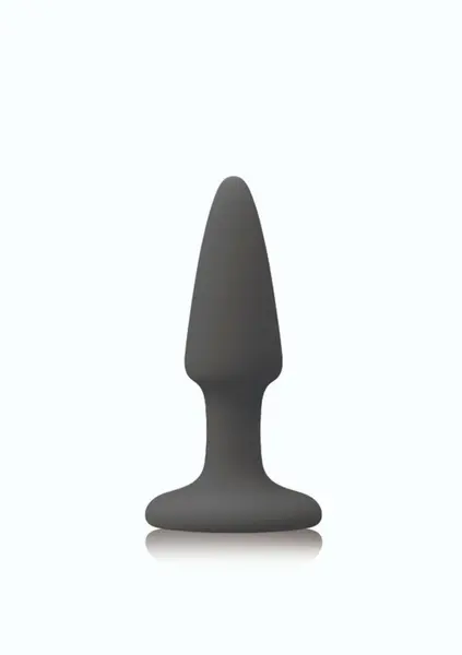 Colours Pleasures Mini Plug Platinum Silicone Black Small