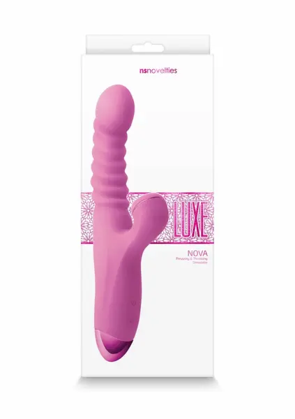 Luxe Nova - Rechargeable Silicone Intimate Device, 7 Modes, Pink