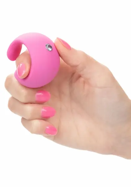 LuvMor O's Curved Silicone Fingertip Massager, 10 Speeds, Rechargeable