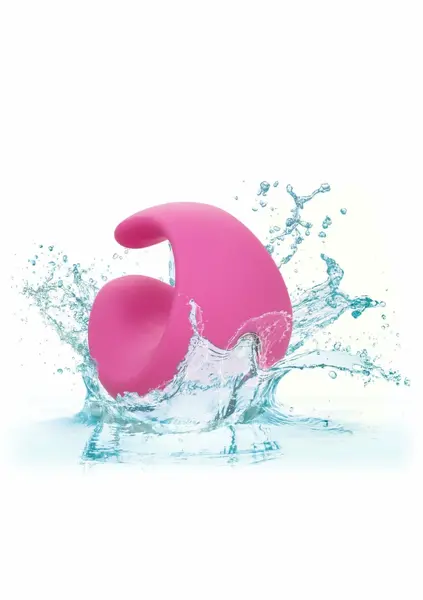 LuvMor O's Curved Silicone Fingertip Massager, 10 Speeds, Rechargeable