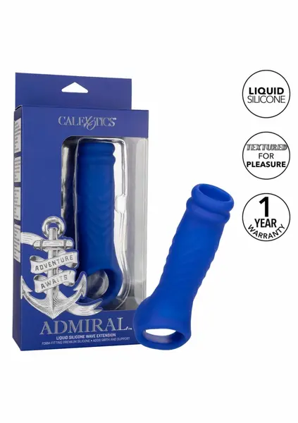 Admiral Wave Extension Liquid Silicone Intimate Enhancer Sleeve
