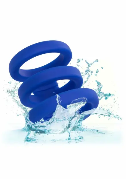Admiral Triple Cock Cage Silicone Multi-Ring Support 4.5x5cm