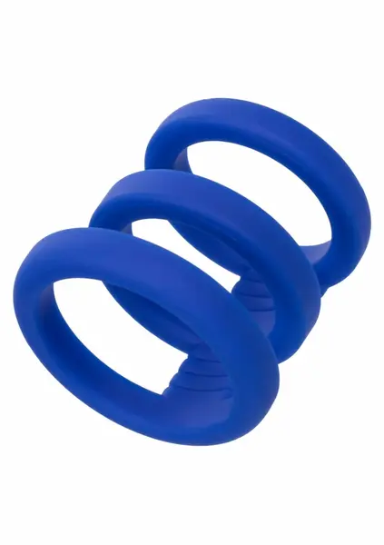 Admiral Triple Cock Cage Silicone Multi-Ring Support 4.5x5cm