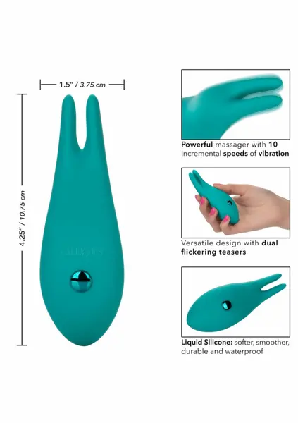 Pixies Bunny Intimate Dual-Tip Silicone Mini Massager 4