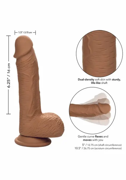 CalExotics Dual Density Silicone Stud 6.25'' Flexible Suction Base