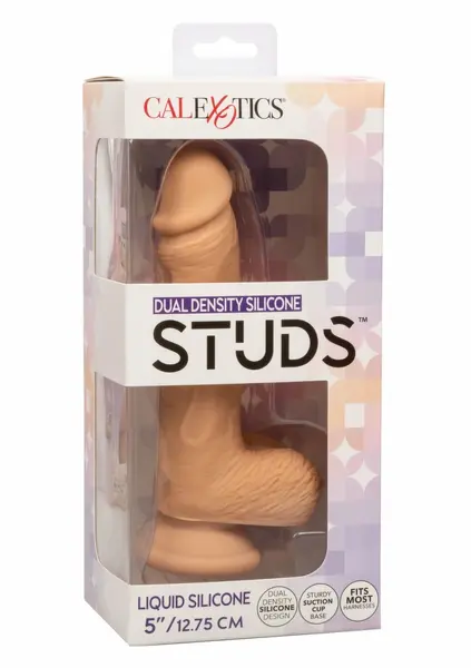 CalExotics Dual Density Silicone Stud 5” - Flexible Suction Cup Model