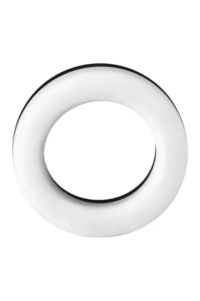 FORTO F-19 Two-Tone Silicone C-Ring Black & White Adjustable