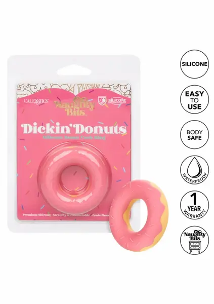 Naughty Bits Dickin’ Donuts Silicone Support Ring Pink 716770104281