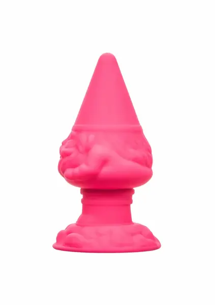 Naughty Bits Anal Gnome Silicone Plug, Unique Shape, 2” Diameter