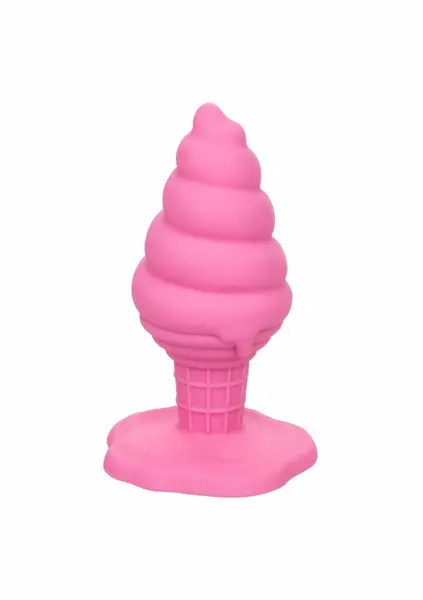 Naughty Bits Yum Bum Ice Cone Silicone Plug with Suction Base 10 cm
