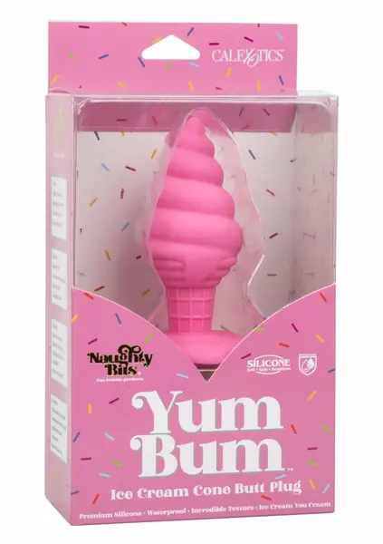 Naughty Bits Yum Bum Ice Cone Silicone Plug with Suction Base 10 cm