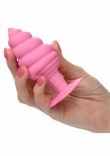Naughty Bits Yum Bum Ice Cone Silicone Plug with Suction Base 10 cm